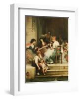 Venetian Life, 1884-Samuel Luke Fildes-Framed Giclee Print