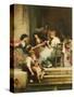 Venetian Life, 1884-Samuel Luke Fildes-Stretched Canvas