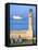 Venetian Lighthouse and the Ferry to Piraeus, Rethymnon, Crete, Greece-Peter Thompson-Framed Stretched Canvas