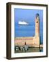 Venetian Lighthouse and the Ferry to Piraeus, Rethymnon, Crete, Greece-Peter Thompson-Framed Photographic Print