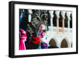 Venetian Mask-George Oze-Framed Photographic Print