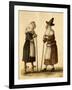 Venetian Masks in Use in 16th Century by Giovanni Grevembroch, Italy-null-Framed Giclee Print