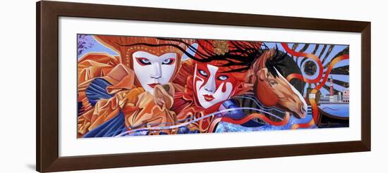 Venetian Masqurade-Graeme Stevenson-Framed Giclee Print