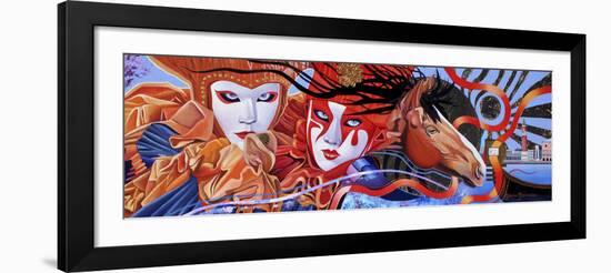 Venetian Masqurade-Graeme Stevenson-Framed Giclee Print