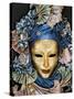 Venetian Paper Mache Mask Worn for Carnivals and Festive Occasions, Venice, Italy-Dennis Flaherty-Stretched Canvas