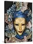 Venetian Paper Mache Mask Worn for Carnivals and Festive Occasions, Venice, Italy-Dennis Flaherty-Stretched Canvas