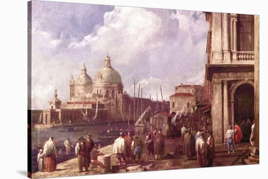 Venetian Piazza-Canaletto-Stretched Canvas