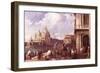 Venetian Piazza-Canaletto-Framed Art Print