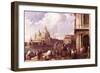 Venetian Piazza-Canaletto-Framed Premium Giclee Print