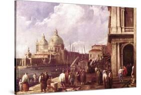 Venetian Piazza-Canaletto-Stretched Canvas
