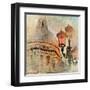 Venetian Pictures - Artwork In Painting Style-Maugli-l-Framed Art Print