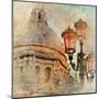 Venetian Pictures - Artwork In Painting Style-Maugli-l-Mounted Art Print