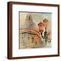 Venetian Pictures - Artwork In Painting Style-Maugli-l-Framed Art Print