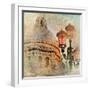 Venetian Pictures - Artwork In Painting Style-Maugli-l-Framed Art Print