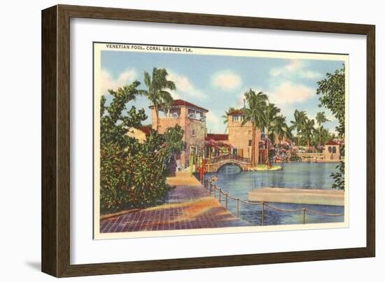 Venetian Pool, Coral Gables, Florida-null-Framed Art Print