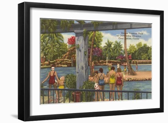 Venetian Pools, Coral Gables, Florida-null-Framed Art Print