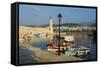 Venetian Port of Rethymnon, Crete, Greek Islands, Greece, Europe-Bruno Morandi-Framed Stretched Canvas