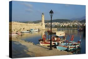 Venetian Port of Rethymnon, Crete, Greek Islands, Greece, Europe-Bruno Morandi-Stretched Canvas