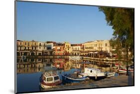 Venetian Port of Rethymnon, Crete, Greek Islands, Greece, Europe-Bruno Morandi-Mounted Photographic Print