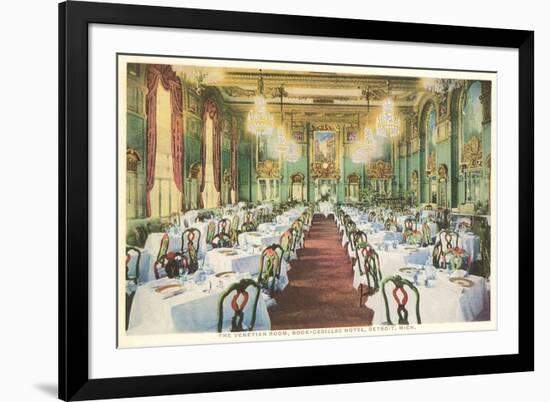 Venetian Room, Book-Cadillac Hotel, Detroit, Michigan-null-Framed Premium Giclee Print