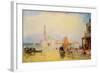 Venetian Scene, 19th century-James Baker Pyne-Framed Giclee Print