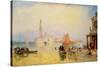 Venetian Scene, 19th century-James Baker Pyne-Stretched Canvas