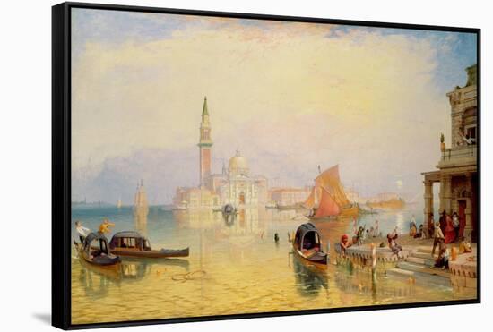 Venetian Scene, 19th century-James Baker Pyne-Framed Stretched Canvas