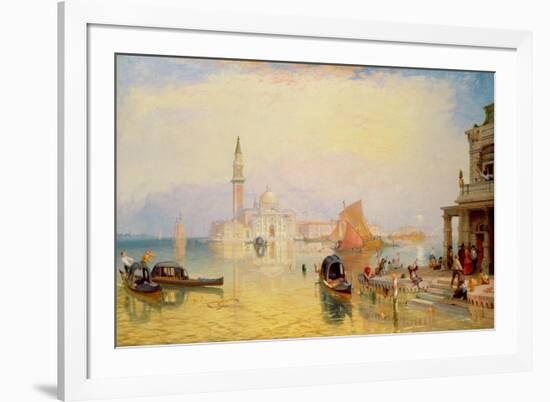 Venetian Scene, 19th century-James Baker Pyne-Framed Giclee Print