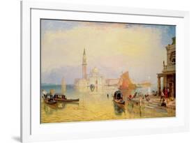 Venetian Scene, 19th century-James Baker Pyne-Framed Giclee Print