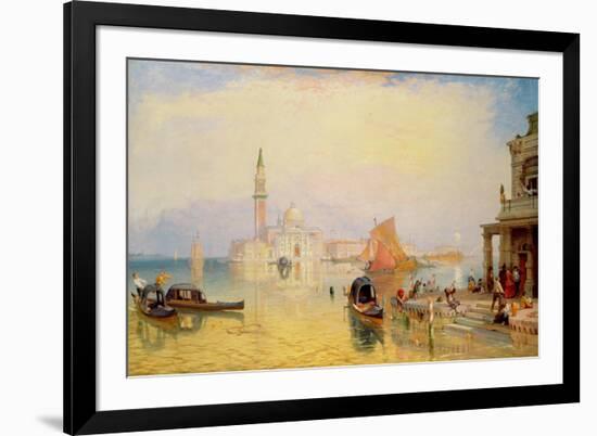 Venetian Scene, 19th century-James Baker Pyne-Framed Giclee Print