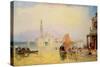 Venetian Scene, 19th century-James Baker Pyne-Stretched Canvas