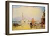 Venetian Scene, 19th century-James Baker Pyne-Framed Giclee Print