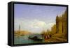 Venetian Scene (Oil on Canvas)-Felix Ziem-Framed Stretched Canvas