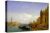 Venetian Scene (Oil on Canvas)-Felix Ziem-Stretched Canvas
