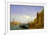 Venetian Scene (Oil on Canvas)-Felix Ziem-Framed Giclee Print