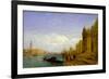 Venetian Scene (Oil on Canvas)-Felix Ziem-Framed Giclee Print