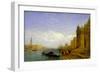 Venetian Scene (Oil on Canvas)-Felix Ziem-Framed Giclee Print