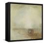 Venetian Scene-J. M. W. Turner-Framed Stretched Canvas