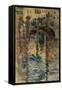 Venetian Scene-Jean-Baptiste-Camille Corot-Framed Stretched Canvas