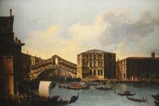 The Rialto Bridge, venice, from the North-Venetian School-Giclee Print