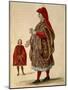 Venetian Senator Wearing "Dogalina", Formal Robe with Wide Sleeves-Jan van Grevenbroeck-Mounted Giclee Print
