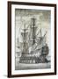 Venetian Ship, Italy, 18th Century-null-Framed Giclee Print