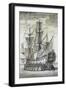 Venetian Ship, Italy, 18th Century-null-Framed Giclee Print