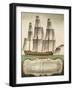 Venetian Ship of First Rank, from Treaty on Sails, Italy, 18th Century-null-Framed Giclee Print