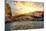 Venetian Sunlight - Accademia Bridge at Sunset-Philippe HUGONNARD-Mounted Photographic Print