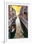 Venetian Sunlight - Along the Canal-Philippe HUGONNARD-Framed Photographic Print