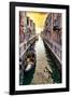 Venetian Sunlight - Along the Canal-Philippe HUGONNARD-Framed Photographic Print