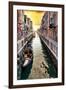 Venetian Sunlight - Along the Canal-Philippe HUGONNARD-Framed Photographic Print