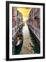 Venetian Sunlight - Along the Canal-Philippe HUGONNARD-Framed Premium Photographic Print