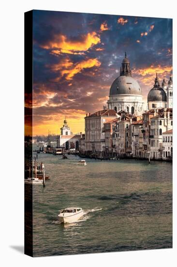 Venetian Sunlight - Basilica Santa Maria-Philippe HUGONNARD-Stretched Canvas